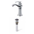 thumbnail image 1 of American Imaginations AI-33673 Deck Mount CUPC Approved Lead Free Brass Faucet Set In Chrome Color - Drain Incl., 1 of 8