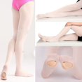 thumbnail image 2 of Convertible Tights Dance Stocking Socks Ballet Pantyhose for Kids & Adults-S M L, 2 of 5