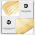 thumbnail image 4 of BRIGHTFUFU Peine natural antiséptico del alisado del pelo del peine del cuerno que previene la pérdida del pelo (los 11cm), 4 of 8