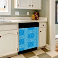 thumbnail image 3 of Light Blue Bandana Dishwasher Magnet Cover Decorative Sticker for Home Cabinet Kitchen 23" x26", 3 of 5