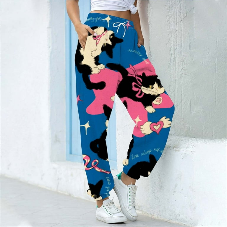 WEAIXIMIUNG Capri Pants for Women Casual Summer Design Women Long