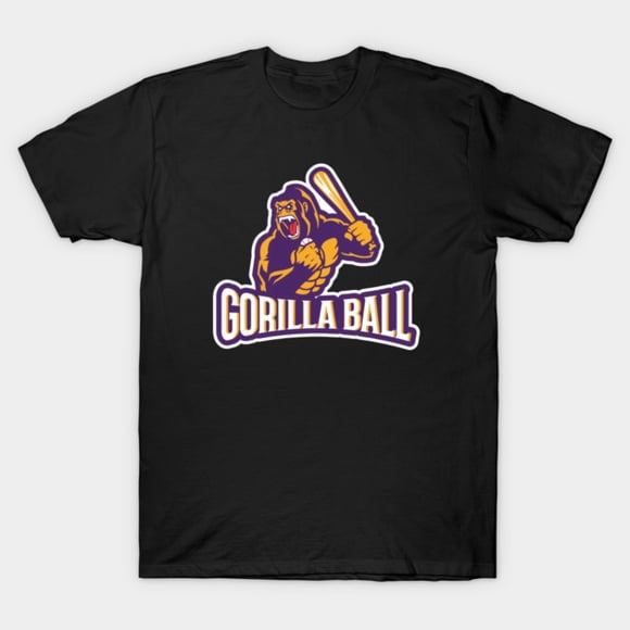 Gorilla Ball Vintage Baseball In Baton Rouge Retro Sports Art Unisex T-Shirt, up to size 3XL.