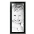thumbnail image 2 of ArtToFrames 10" x 23" Black Engraved Edges Picture Frame, 10x23 inch Black Wood Poster Frame (WOM-4055), 2 of 8