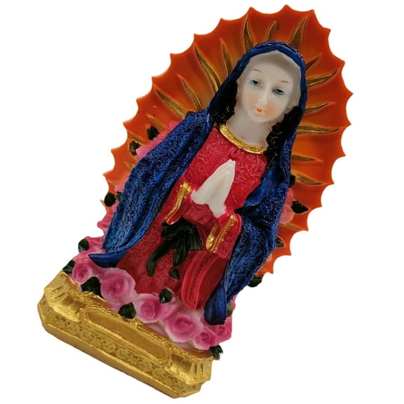 SEWCHICS Garden Statues for Outside Virgin Statue Resin 1Pack Religious Decoration