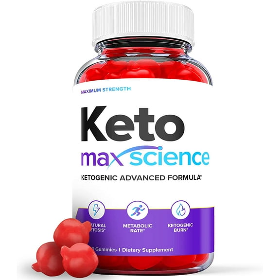 (1 Pack) Keto Max Science Keto ACV Gummies - Supplement for Weight Loss - Energy & Focus Boosting Dietary Supplements for Weight Management & Metabolism - Fat Burn - 60 Gummies