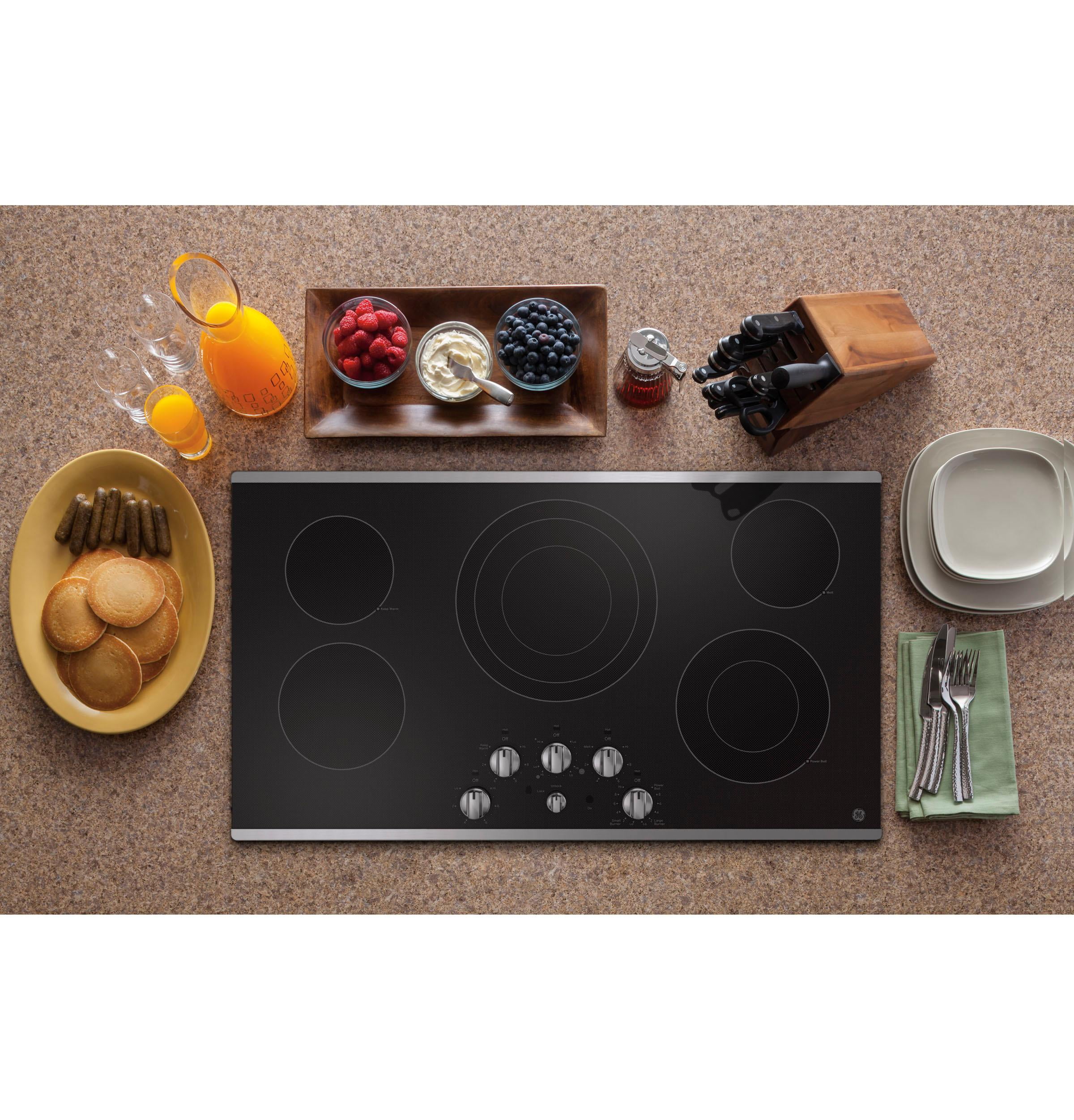 JEP5036STSS 36 Inch Electrric Cooktop With Radiant Elements