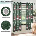 thumbnail image 3 of Yayeee Window Curtains Light Filtering 63"x52" Grommet Panel Pair Home Living Room Decor, Christmas Hats, 3 of 7