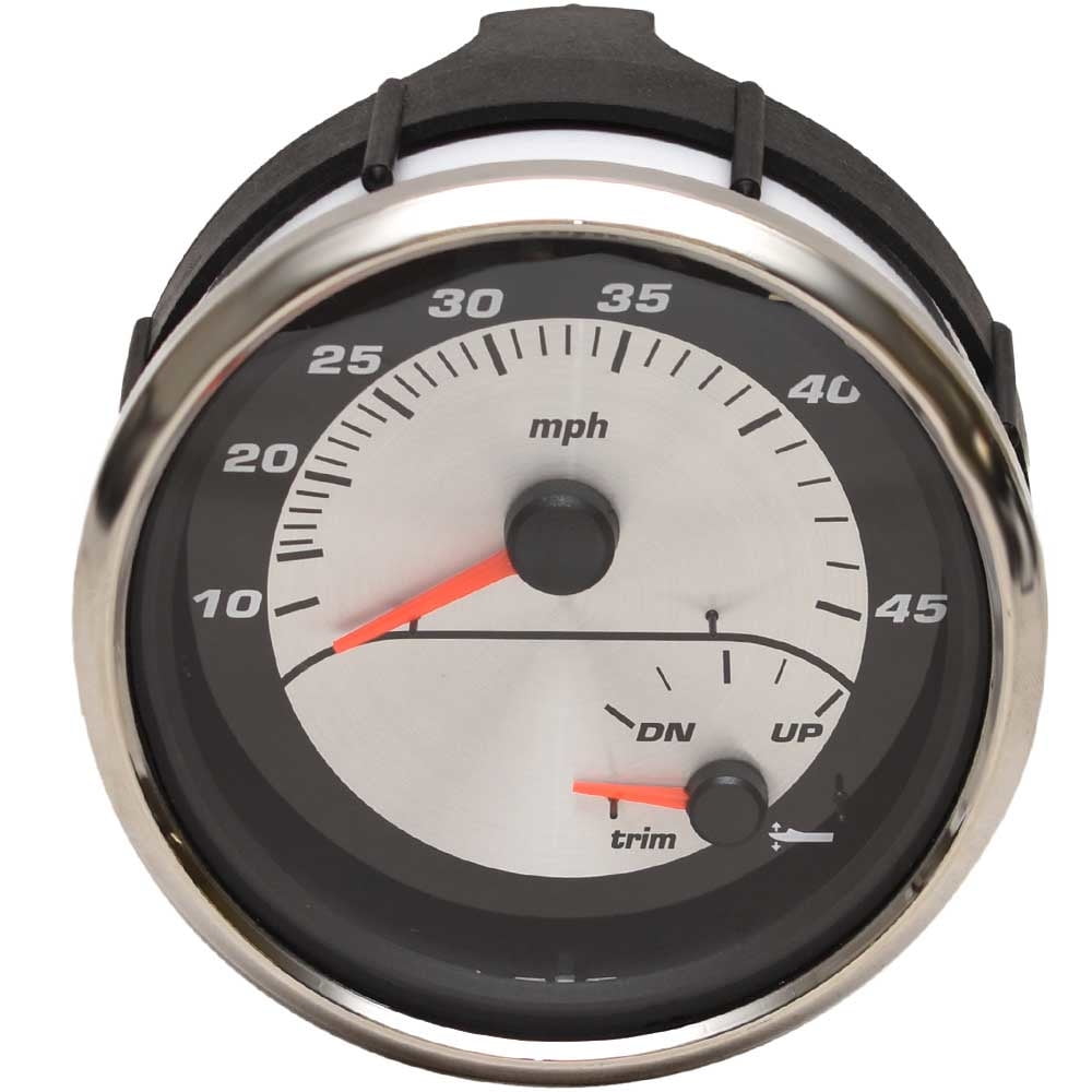 Faria Pontoon Boat MultiFunction Gauge GSC092A Speedometer Trim 4 1/
