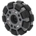 thumbnail image 2 of 100mm Double Plastic Omni Directional Wheel Loading 20KG for Platform Robotic Kit 14049, 2 of 8