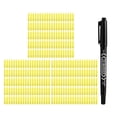 thumbnail image 2 of 4 Inch 300-Count Waterproof Reusable Plant Labels With Marker Pen, Vibrant Yellow Garden Tags For Seedlings, Vegetables, Flowers, Durable Gardening Organization Set For, 2 of 6