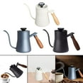 thumbnail image 4 of Hervidor de agua de caliente para té y de goteo manual de material acero inoxidable de 3 piezas para estufas perfecl verter sobre la tetera de café, 4 of 8