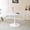 Marble Grain + White + MDF, variant on 42.1" white marble Color Top Tulip Table, Mid-century Dining Table for 4-6 People - Round MDF Table Top (the tabletop consists of two panels), Pedestal Dining Table, End Table & Leisure Coffee Table