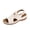 Beige, variant on Beige Women'S Wedge Sandals Casual Beach Platform Shoes Fish Mouth Thick Bottom Heel Outdoor Summer Footwear Slip On Comfortable Walking Size 40 Weight 0.58 Lb