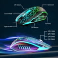 BENGOO Gaming Mouse Wired, USB Optical Computer Mice with RGB Backlit, 4 Adjustable DPI Up to