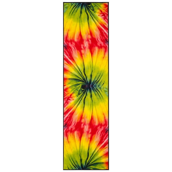 SAFAVIEH Painted Brush Thurstan Novelty Runner Rug, Fuchsia/Yellow, 2'3" x 8'