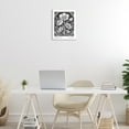 thumbnail image 2 of Stupell Industries Florals with Vintage Border Floral Painting Unframed Art Print Wall Art, 11 x 14, 2 of 7
