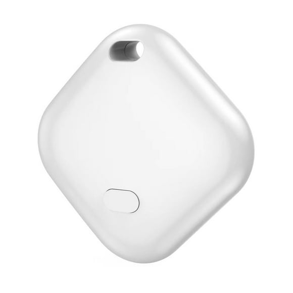 Tignapoo Compact White Bluetooth Tracker with MFi Certification, Global GPS, and 10-Month Battery Life for Apple Find My App