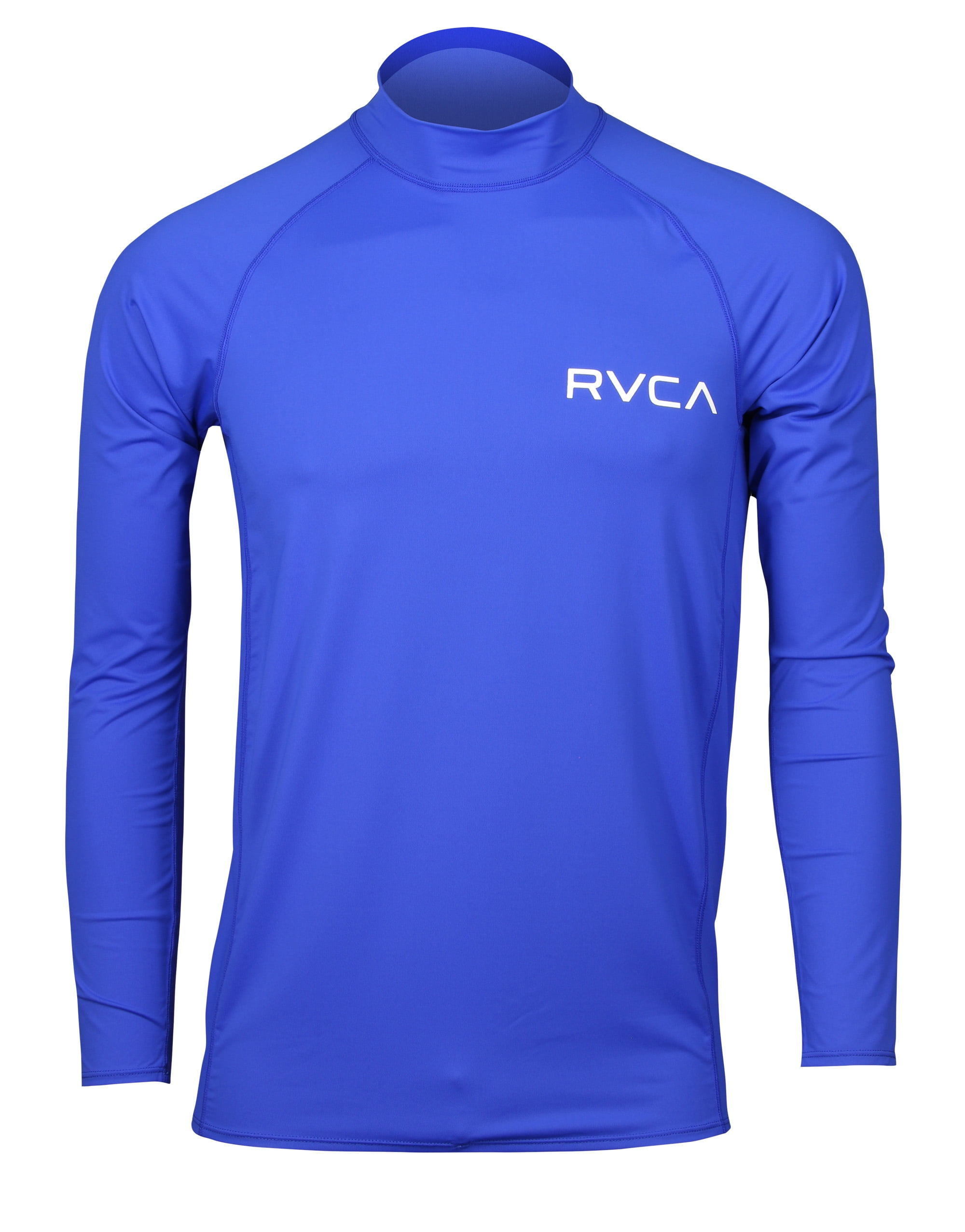 Rvca - RVCA Mens VA Sport Solid Long Sleeve Compression Shirt - Surf Blue - Walmart.com 