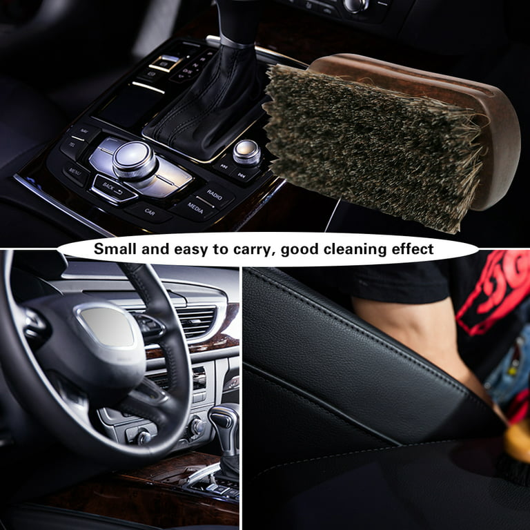 Horse Hair Cleaning Brush Big Size Car Interior Leather Tire Shoes