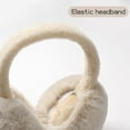 thumbnail image 6 of ievspot Women Winter Earmuffs Thick Plush Ear Protection Windproof Foldable Commuting Outdoor Skiing Headband Earmuffs, 6 of 8