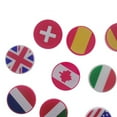 thumbnail image 2 of Shisuyan 4 Pcs Silicone Tennis Racket Vibration Dampeners Flag Pattern Tennis Racquet Absorbers Tennis Racket Strings Dampers for Players (Random Pattern), 2 of 8