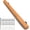Burlywood, variant on 1FT Solid Wood Stair Handrail for Indoor Stairs, Outdoors Stair Railings, Sturdy Wall Mounted Non-Slip Safety Design, Elderly-Friendly & Child-Safe, with Banister Hardware and Brackets