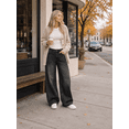 thumbnail image 5 of EMMIOL Women's Y2K Barrel Baggy Jeans Stretch High Waist Wide Leg Jeans Vintage Boyfriend Denim Pants, 5 of 7