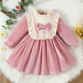 thumbnail image 6 of KYAIGUO Newborn Baby Girls Dresses Spring Fall Dress 6M-3 Years Long Sleeved Comfortable Fashion Casual Princess Party Toddler Pullover Cartoon Dresses, 6 of 8