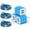 3pcs Blue, variant on USB Charger Block, 3 Pack USB Wall Charger with 6FT Type C Charger Cable Cord USB-C Charging Cable, Dual Port Phone Charger Android Fast Charging Block USB Plug Adapter USB Charging Block