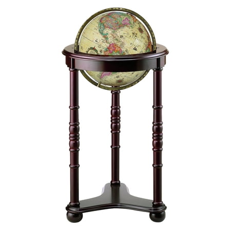 12″ Antique Illuminated Floor Globe – STEM Educational & Decorative Globe, Perfect Christmas Gift, Made in USA