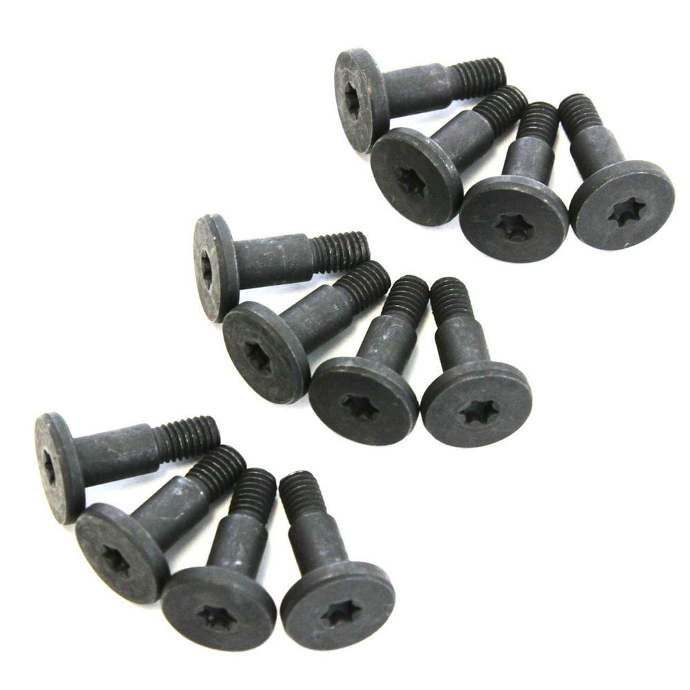 12 Tailgate Cover Cap Screws Bolts Compatible with Ford Lincoln F150