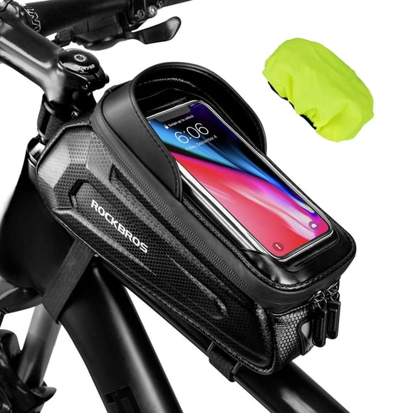 Bolsa para bicicleta ROCKBROS, soporte impermeable para teléfonos de menos de 6.8 pulgadas