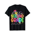 thumbnail image 1 of Youngsters' Hello Second Grade T-Shirt - 100% Cotton Crew Neck Tee, Casual All-Season Short Sleeve Top for Boys & Girls, Comfortable Street Fashion Tee, Cute T Shirts, 1 of 8