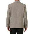 thumbnail image 3 of INSPIRE CHIC Houndstooth Blazer for Men's Classic Fit Business Two Button Plaid Sports Coat, 3 of 6