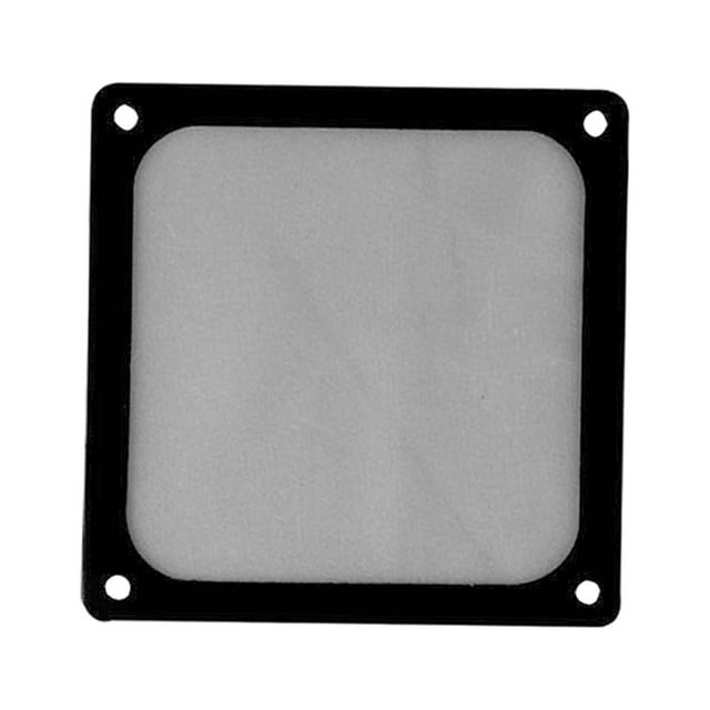 MERIGLARE PC Fan Dust Filter PVC Computer Mesh Black Case Cover Dustproof 9cm with 9cm with Screw Hole