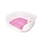 thumbnail image 1 of Methold Removable Dog Potty Tray Keep Floors Protection Clean with Wall Suministros para perros blanco rosa METRO, 1 of 1