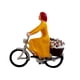thumbnail image 1 of Modelo de niña en bicicleta a escala 1:64, mini figura de ciclista, figura en miniatura coleccionable para caja de arena, modelo de ferrocarril, 1 of 7