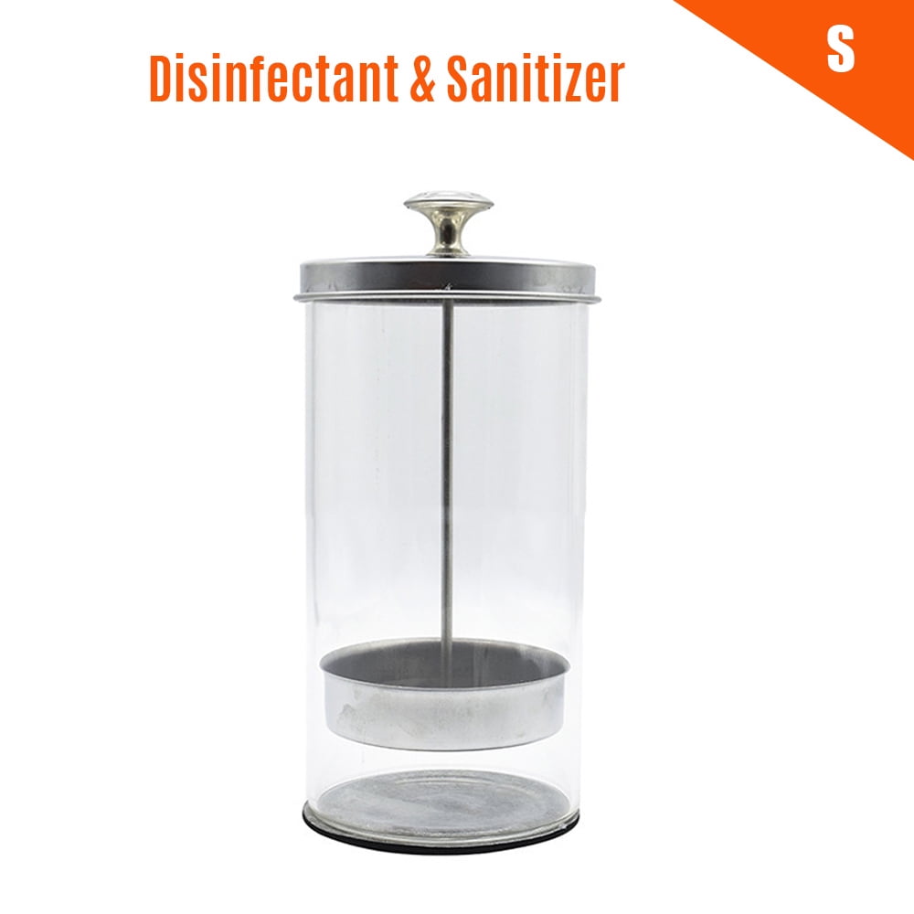 Disinfecting Jar Salon/ Barber Comb Glass Sanitizing Disinfectant Jars
