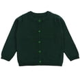 thumbnail image 2 of KYAIGUO Baby Toddler Girls Solid Color Sweater Kids Boys Cardigan Long Sleeve Knit Sweaters Button down Uniform 12M-7Y, 2 of 9