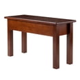 thumbnail image 1 of Winsome Emmett Bench with Seat Storage in Walnut Finish - 94739, 1 of 9