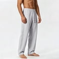 thumbnail image 5 of DayScoop Mens Plus Size Pants Summer Trousers Fashion Casual Sagging Loose Straight Leg Wide Leg Cool Sports Full Length Pants, 5 of 6