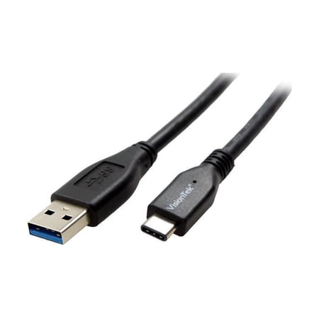 UPC: 0784090033987 | VisionTek 900826 Black USB 3.1 Type C to Type A Cable 1 Meter (M/M)