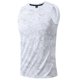 thumbnail image 3 of Camiseta sin mangas deportiva de cuello redondo para hombre, de color liso, sin mangas, estampada, de entrenamiento, de poliéster, 3 of 4