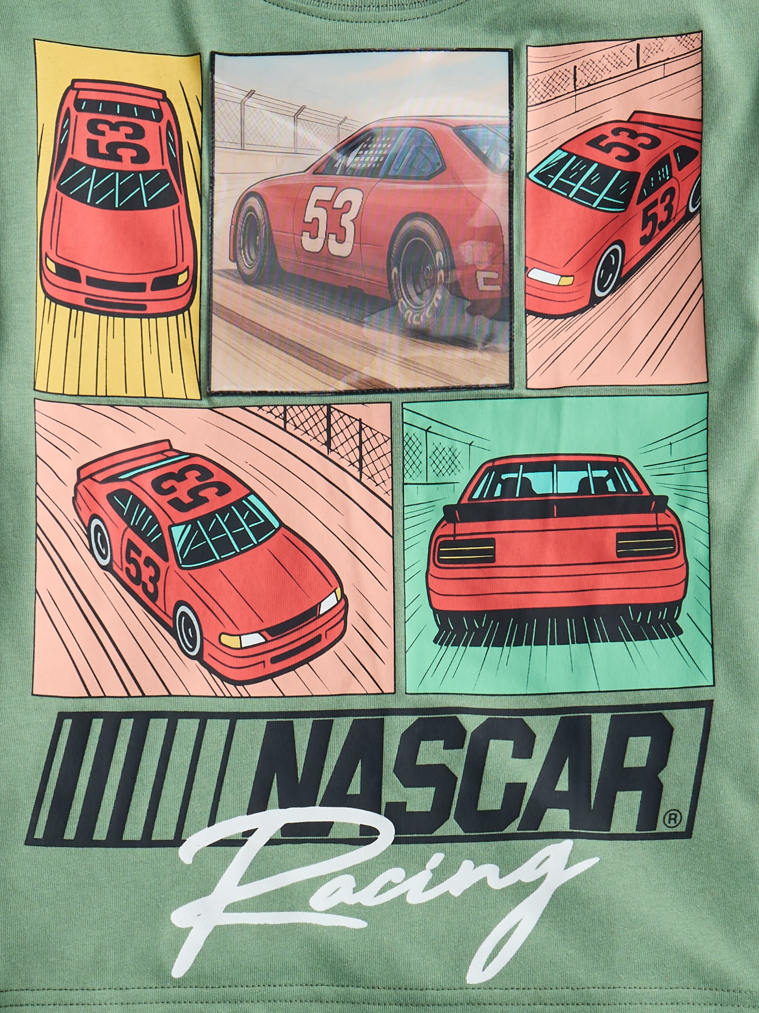 NASCAR Boys Graphic Tee and Shorts Set, 2-Piece, Sizes 4-18