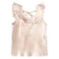 thumbnail image 3 of Djtdsds Toddler Girls Ruffle Tank Top Back Ribbed Sleeveless Shirt Size:2-3 Years, 3 of 4