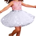 thumbnail image 4 of ZHOGXU Big Kids Girls Skirt Elastic Waist Butterfly Print Mesh Comfortable Stylish Tutu Skirts For Carnival Party And Daily Wear White One Size, 4 of 4