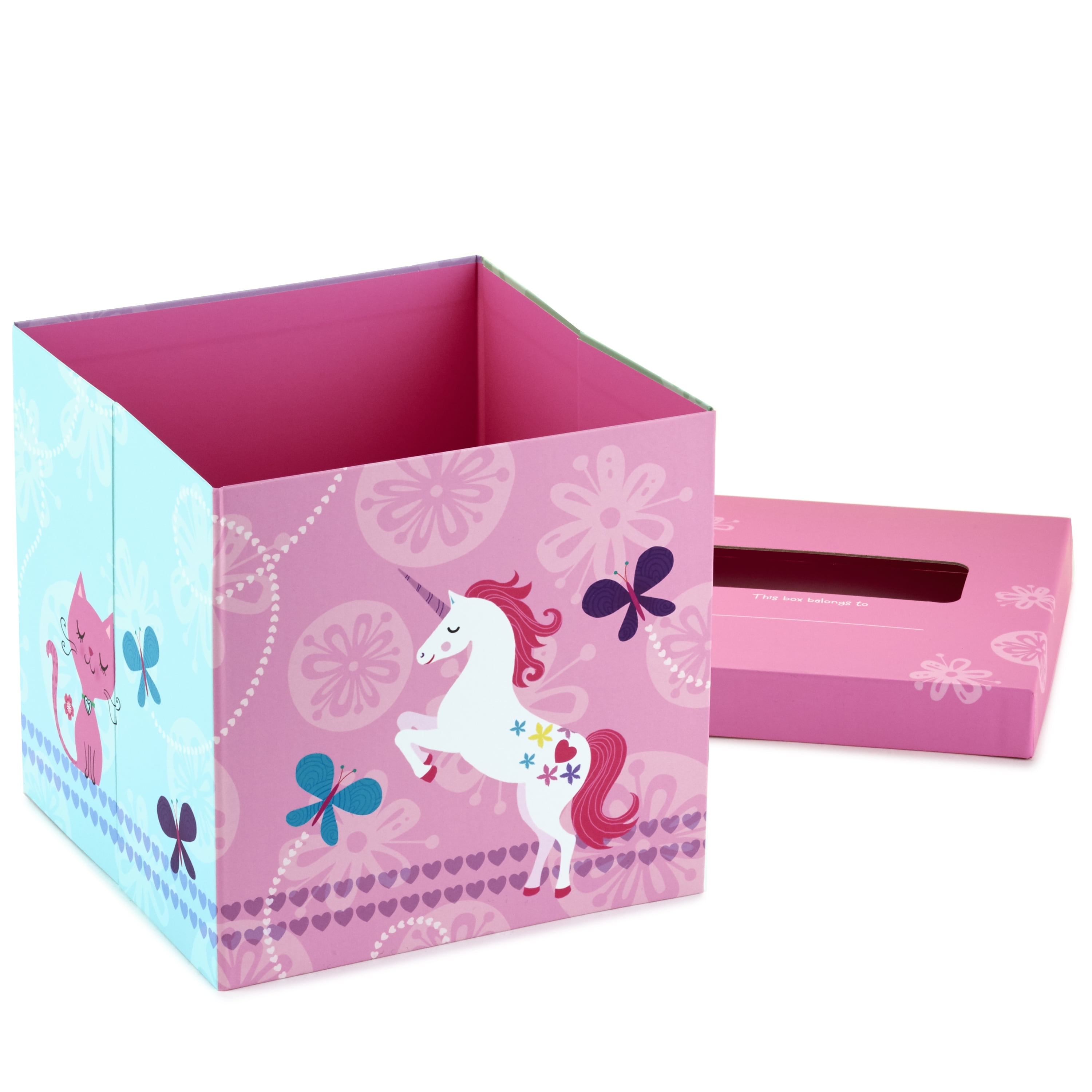 GYQMBT valentines boxes for kids unicorn valentine box cards classroom  mailbox boys girls gifts exchange & greeting (1 Mailbox, 32 Valentine  Cards, 1