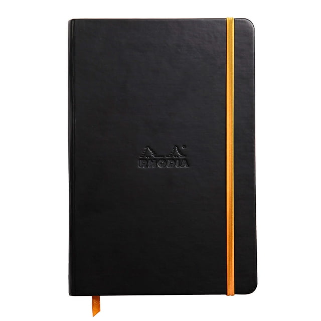Libreta Rhodia Rhodiarama A5 negra 192 páginas 90 g
