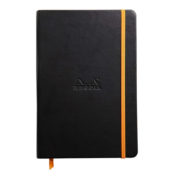 Libreta Rhodia Rhodiarama A5 negra 192 páginas 90 g