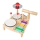 thumbnail image 5 of Tambor xilófono de juguete, xilófono de madera, Juguete Musical, juguete educativo, Kits de música preescolar, juego de batería para niños, juguetes, 5 of 9